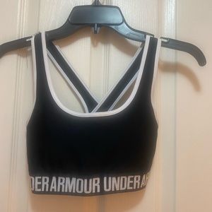 Under armour compression sports bra with padding